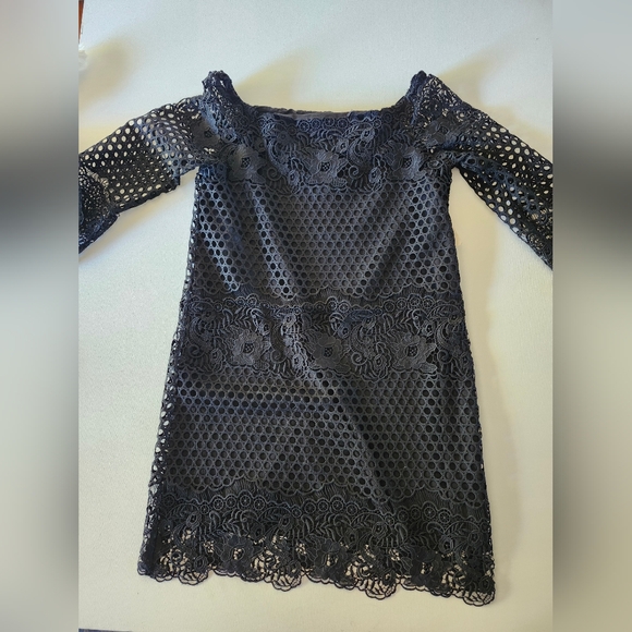 Elegant Black Lace Dress - Picture 1 of 6